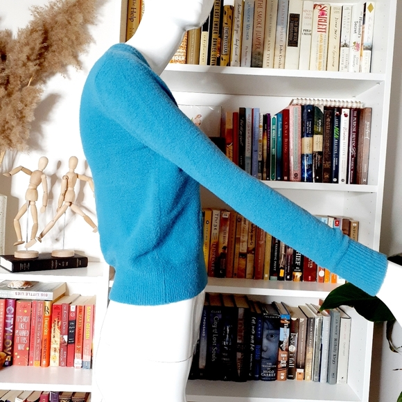 Wilfred Free Small Long Sleeve Blue Sweater P5669 - Picture 5 of 8